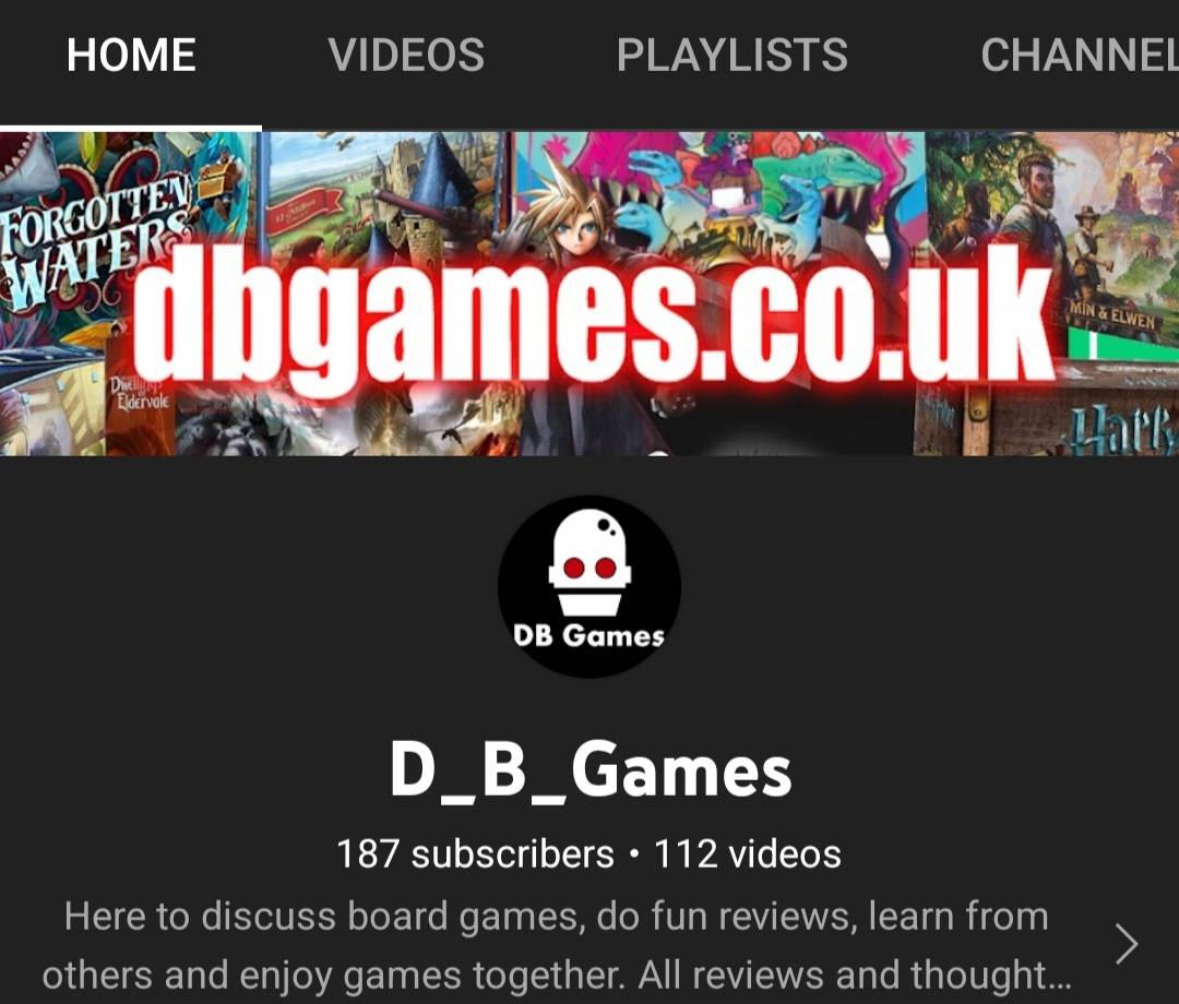 d_b_games's tweet photo. DB Games YouTube channel needs you!!
Please sub and help us get to 200.
Currently at 187 so nearly there!!
https://t.co/CYGOzurvdY
Thanks all 😁
#pleasesub #almostat200 #slowclimb #dbgames https://t.co/pT3QMrVIex