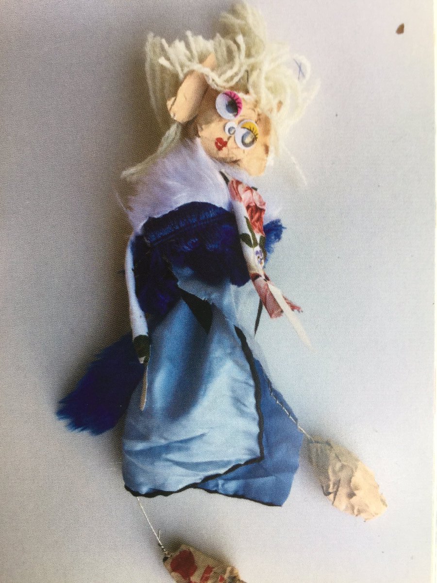 CarrdusArt's tweet photo. Art club mixed media dolls #textiles #mixedmedia #designmaking https://t.co/C5oiS4Zq1c