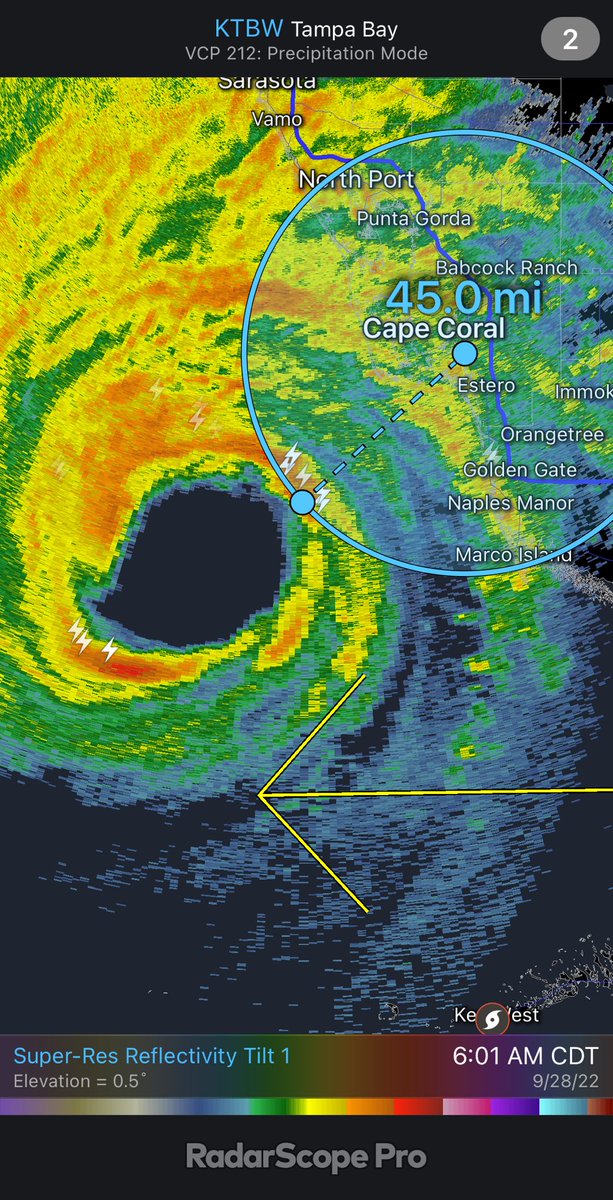 This is about as worst case scenario as you can get. #HurricaneIan is rapidly intensifying right as it is approaching the Florida coast, and Hurricane Hunter aircraft recently measured 155 mph winds in the western eyewall. Ian is nearly a Cat 5.