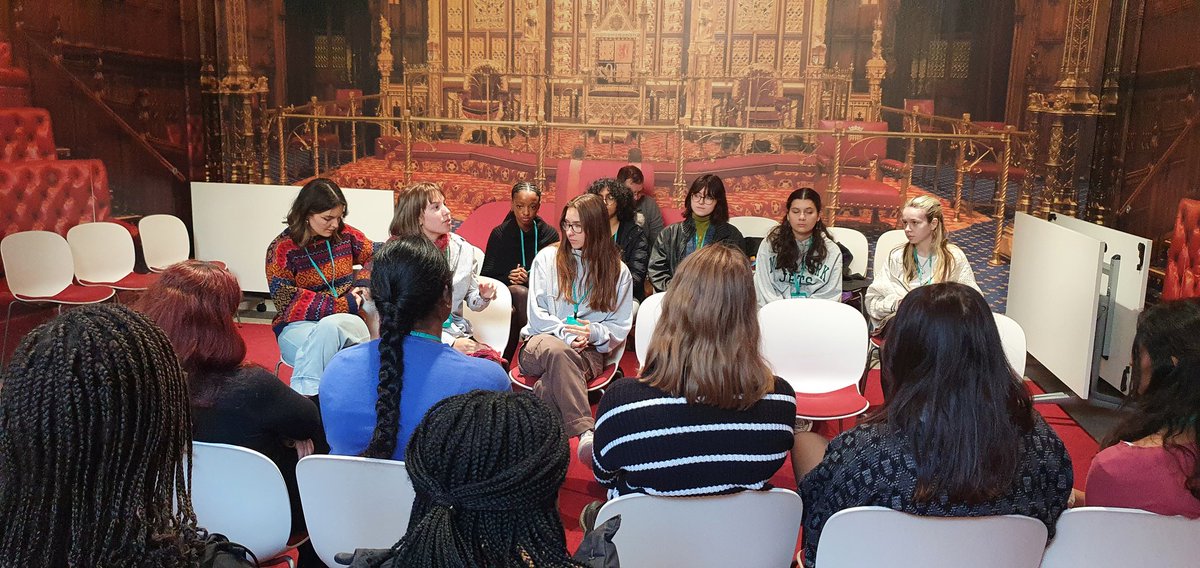 SHSPolSoc's tweet photo. Great morning spent at @UKParlEducation Parliament this morning with @sydsixthform @Of_By_For_GDST. Students held a very impassionated debate on assisted dying! #politics https://t.co/XiqUFETChL