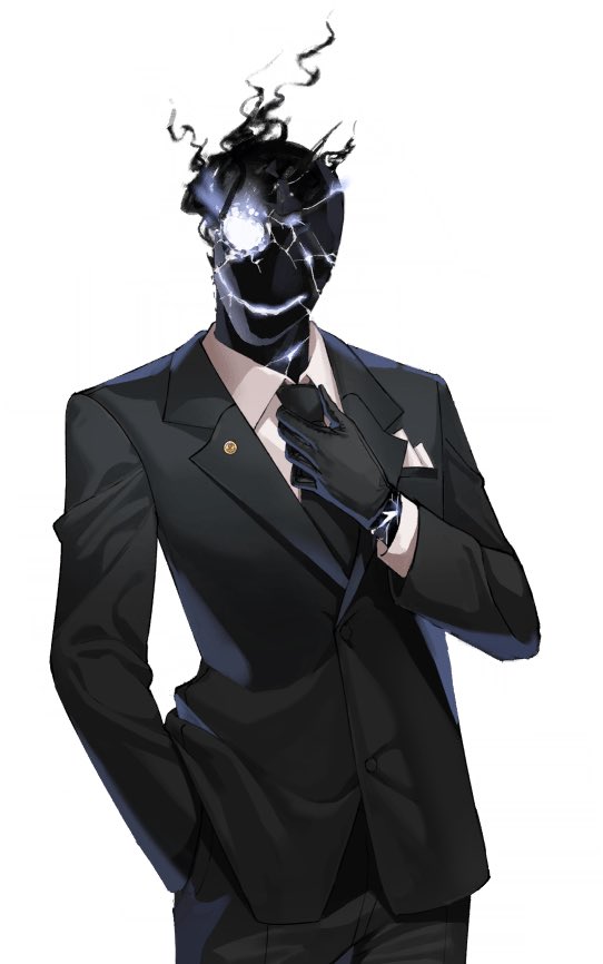 gloves necktie formal suit black gloves solo 1boy  illustration images