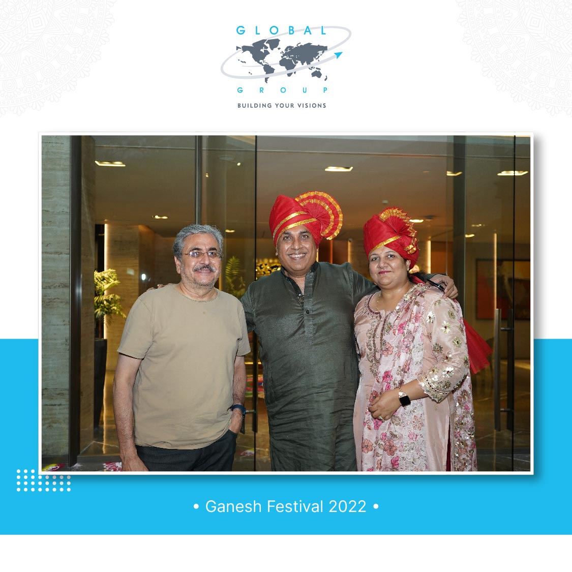 GlobalGroup_Ind's tweet photo. On the auspicious occasion of Ganesh Chaturthi, Global Group celebrated the day with high spirits and fun. We prayed for Bappa's choicest blessings and had an exciting celebration loaded with games and laughter.
https://t.co/HxYlsY6Yav
#bappa #visarjan #happiness #globalgrouppune https://t.co/zkeZzmMxK3