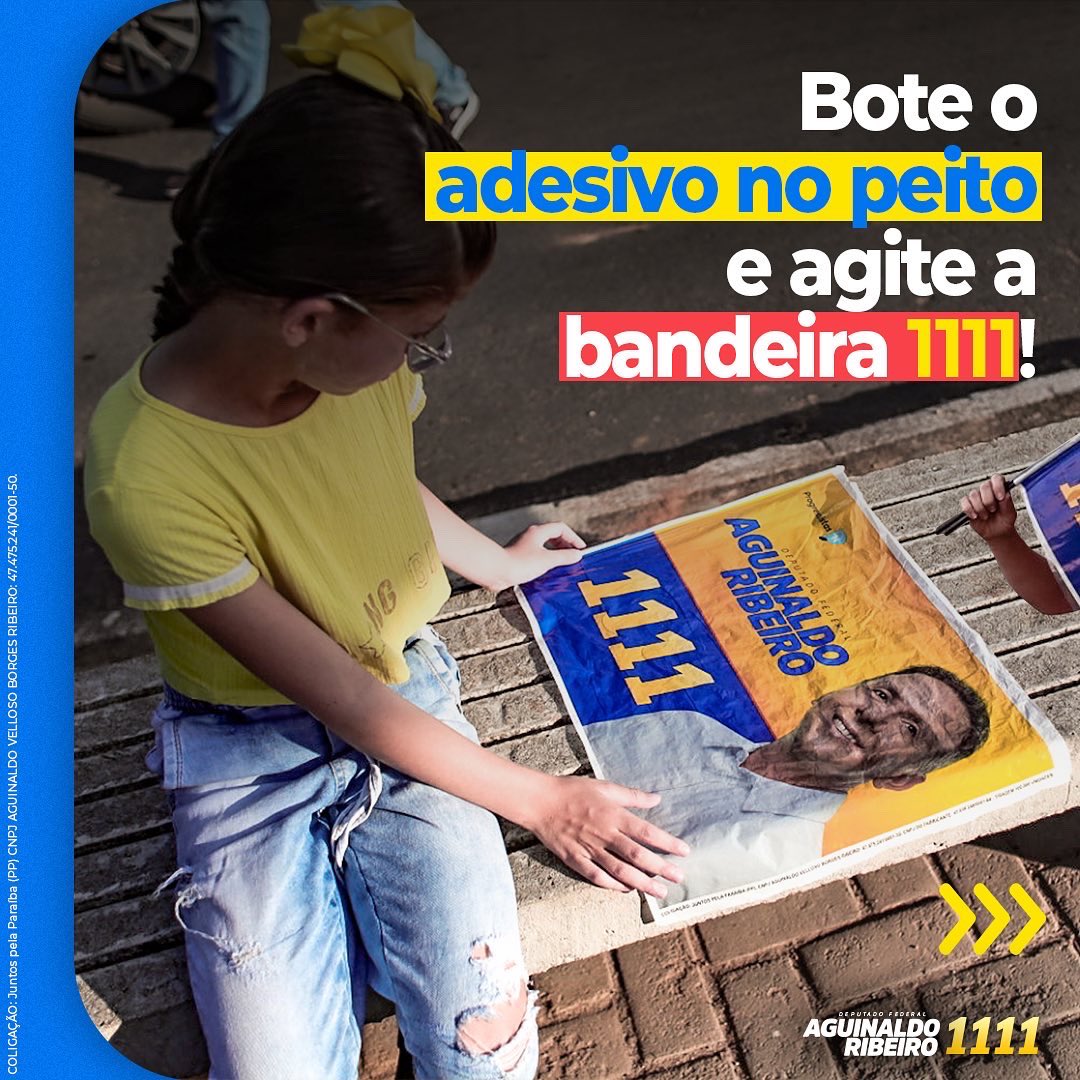 depaguinaldo11's tweet photo. Agradeço muito quem está ao nosso lado, fazendo essa campanha linda acontecer! Agora é a hora da gente arrochar ainda mais, ir pras ruas e pras redes mostrar que o nosso #trabalhopravaler já fez muito por essa terra e que vamos conquistar ainda mais! 💙💛 https://t.co/VVDMT4Nv0X