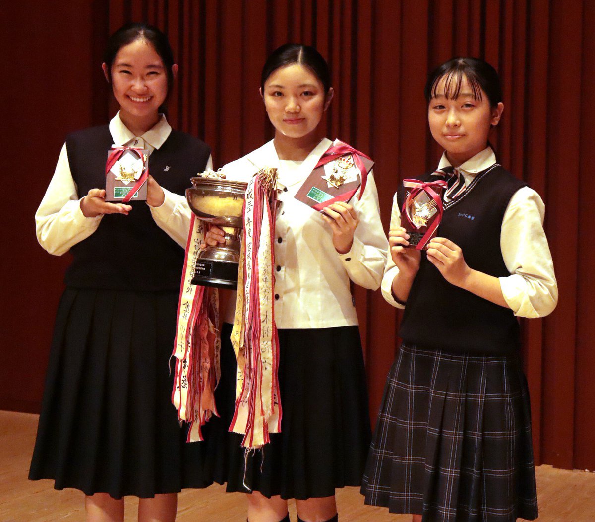 読売新聞主催の中学校英語弁論大会宮城県大会が28日に開かれ、仙台青陵