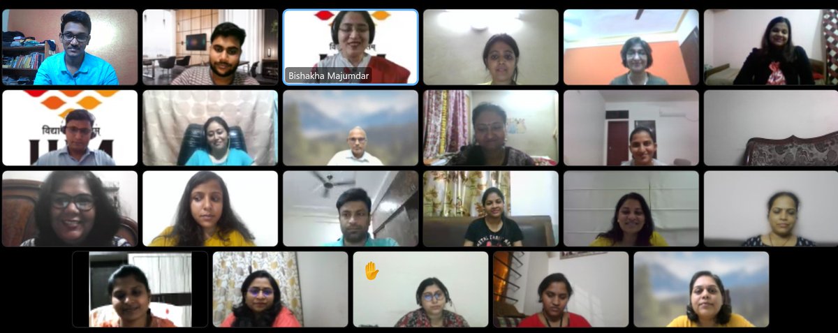 IIM_Vizag's tweet photo. #IIMVisakhapatnam, with #NuLearn, concluded the virtual 5-month #Executive Development #Certificate Program in #Strategic Human Resource Management for over 74 management &amp; #HR professionals on 24 September 2022. #EventsAtIIMV #SHRM #Training #Valedictory #IIMV #TheSunriseIIM https://t.co/bzhF41079B