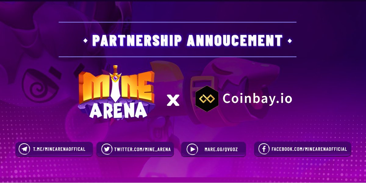 Mine_Arena's tweet photo. 🤝𝐏𝐀𝐑𝐓𝐍𝐄𝐑𝐒𝐇𝐈𝐏 𝐀𝐍𝐍𝐎𝐔𝐍𝐂𝐄𝐌𝐄𝐍𝐓: 𝐌𝐈𝐍𝐄 𝐀𝐑𝐄𝐍𝐀 𝐱 𝐂𝐎𝐈𝐍𝐁𝐀𝐘🤝 
⚡️More information about 𝗠𝗶𝗻𝗲 𝗔𝗿𝗲𝗻𝗮 at: https://t.co/Wo1do4RbK2 
⚡️More information about Coinbay at : https://t.co/LKLtbinT6q https://t.co/8HudIssWHD