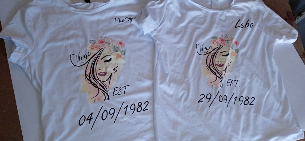 DigitalKhaya's tweet photo. Whether it's personal or it for business,we offer great quality t-shirt printing.
This is a great way to express yourself or get across the message of your business,whatever the case we have got you covered.
Feel free to contact us for more info.
#khayadigitalprinting #printing https://t.co/hnL3qbs70T