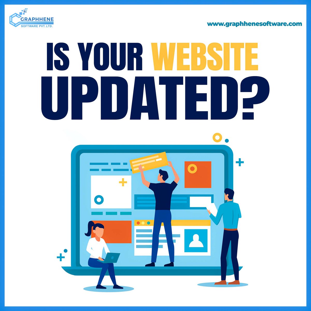 Graphhenesoft's tweet photo. Get Responsive &amp; Dynamic #Website 
Get an attractive and customized website with best website #development #company. 
𝐆𝐫𝐚𝐩𝐡𝐡𝐞𝐧𝐞" 𝐒𝐨𝐟𝐭𝐰𝐚𝐫𝐞 𝐏𝐯𝐭. 𝐋𝐭𝐝
#webdesinger #webdeveloper #digitmarketing #HDFCBank #AxisBank #SalmanKhan #itserives #advertising https://t.co/dhhh5GXtxz