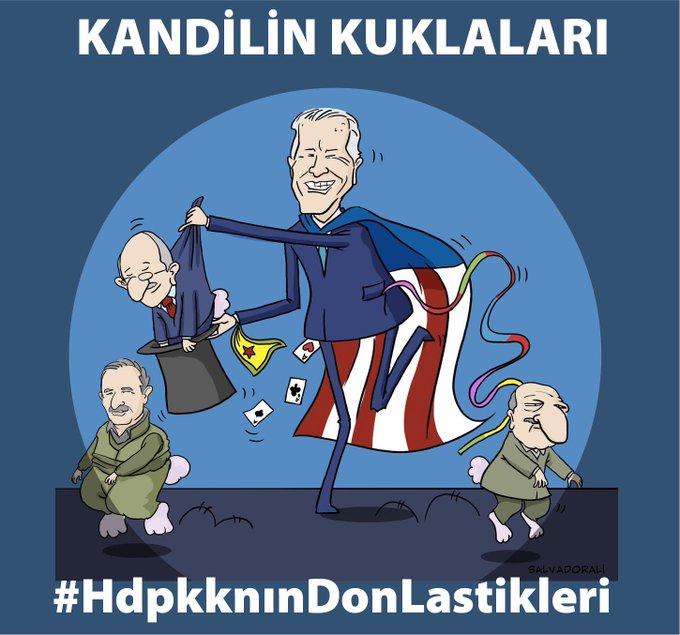 Fetö de PKK da Amerika'nın oyuncağı. Tabi şapkadan çıkan bay kemali de es geçmemek lazım. Hedef 2023 lider Erdoğan. Bu Amerika oyuncaklarına oy veren varsa vatan sevgisinden şüphe ederim.
