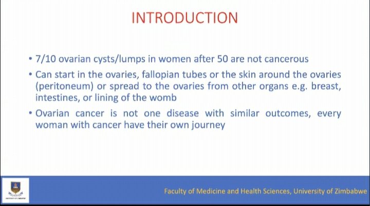 cancercarezim's tweet photo. We're live discussing #ovariancancer on @Zoom with our specialists #DrGuzha https://t.co/q1zJlXGWhK