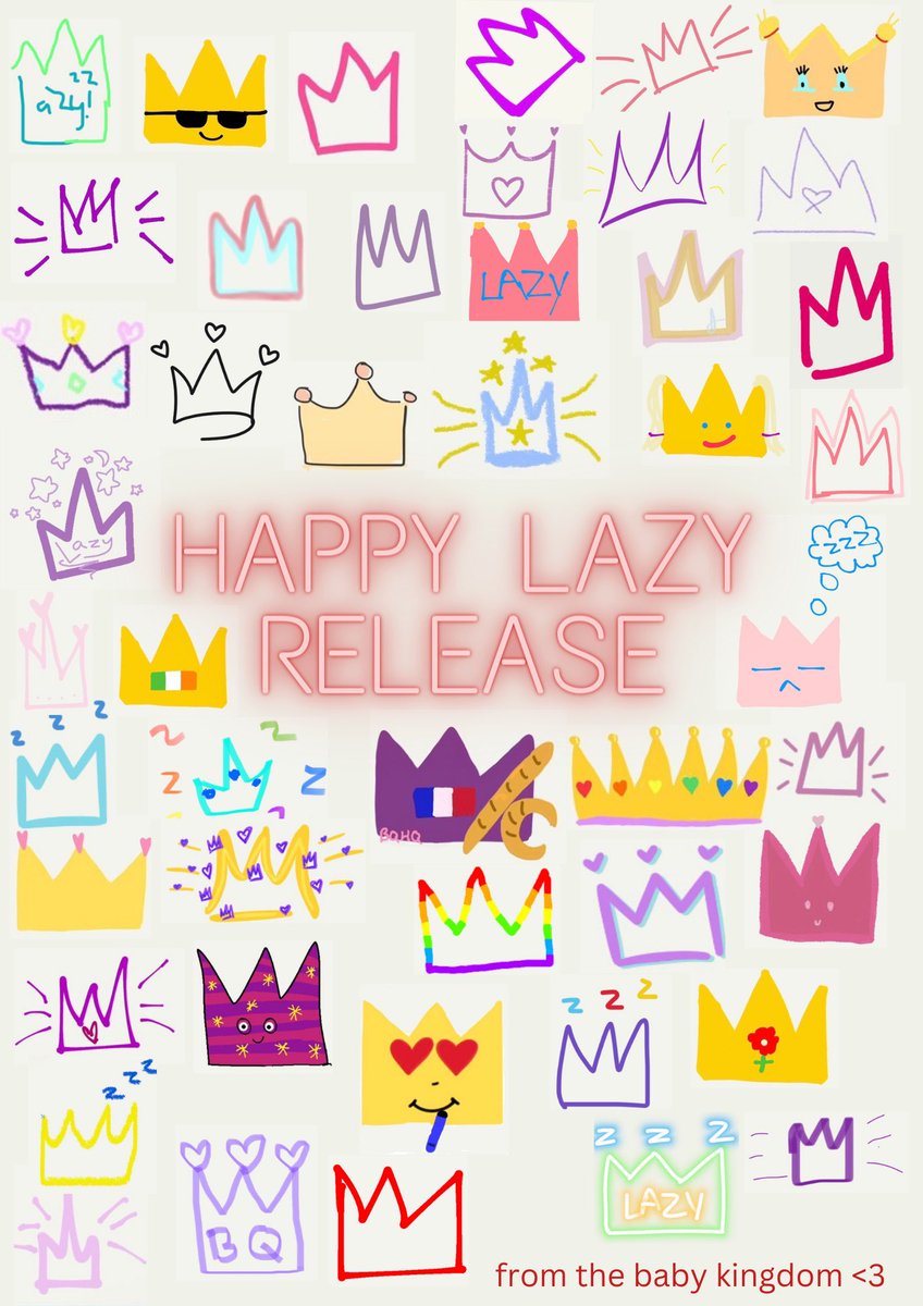 babyqueenHQ's tweet image. HAPPY LAZY RELEASE DAY &amp;lt;3 @babyqueen  - from the baby kingdom!! 

#FeelingLazy