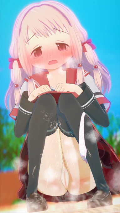 みかづ〇荘まで我慢できず尿意に敗北してしまったuiちゃん...✨💦✨🕊 