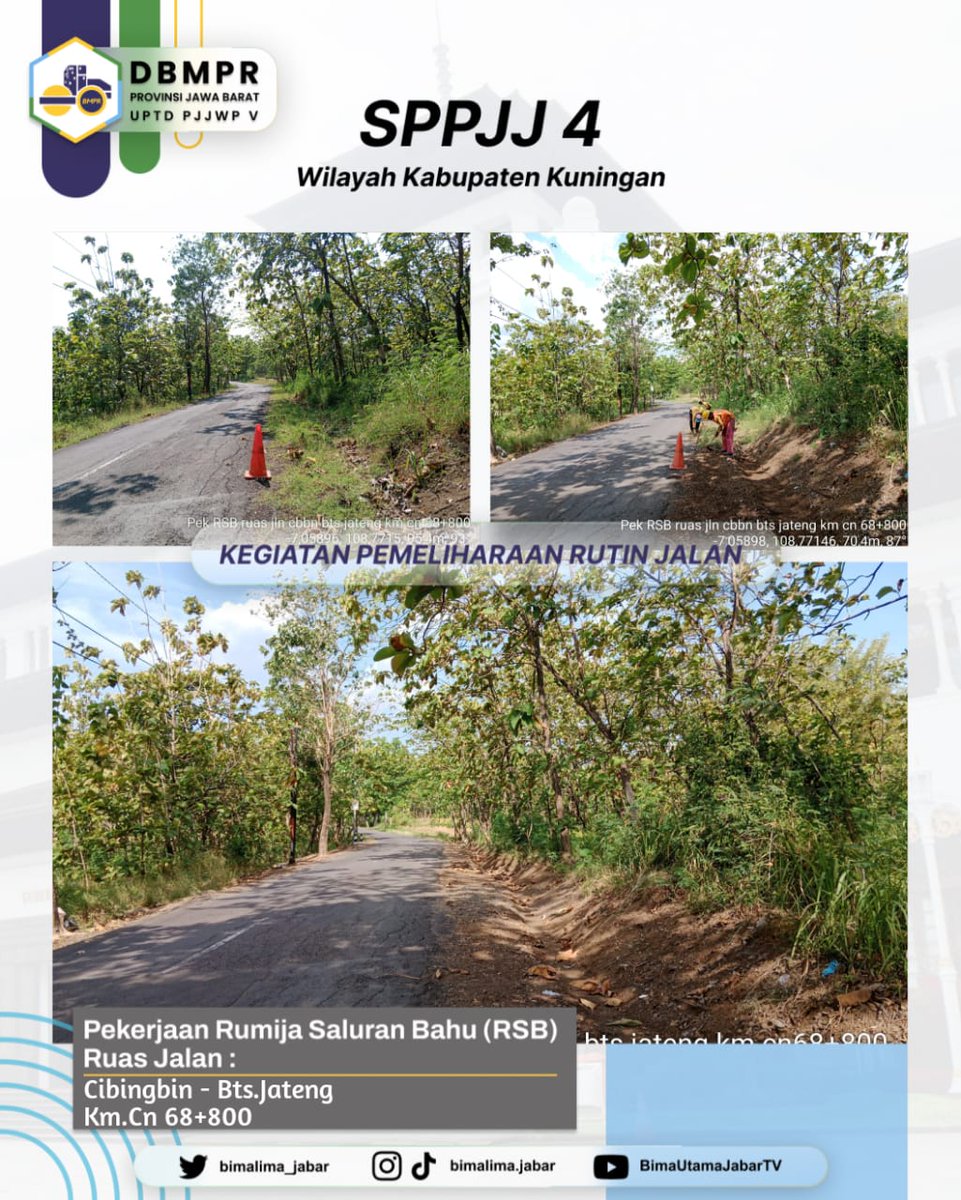 bimalima_jabar's tweet photo. Sore #Kawan5 👋
Berikut Pekerjaan Rumija Saluran Bahu Oleh SPPJJ 4 Kab. Kuningan.
@ridwankamil
#dbmprjuara https://t.co/diMDrOGpFY
