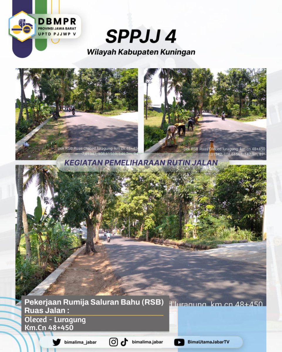 bimalima_jabar's tweet photo. Sore #Kawan5 👋
Berikut Pekerjaan Rumija Saluran Bahu Oleh SPPJJ 4 Kab. Kuningan.
@ridwankamil
#dbmprjuara https://t.co/diMDrOGpFY