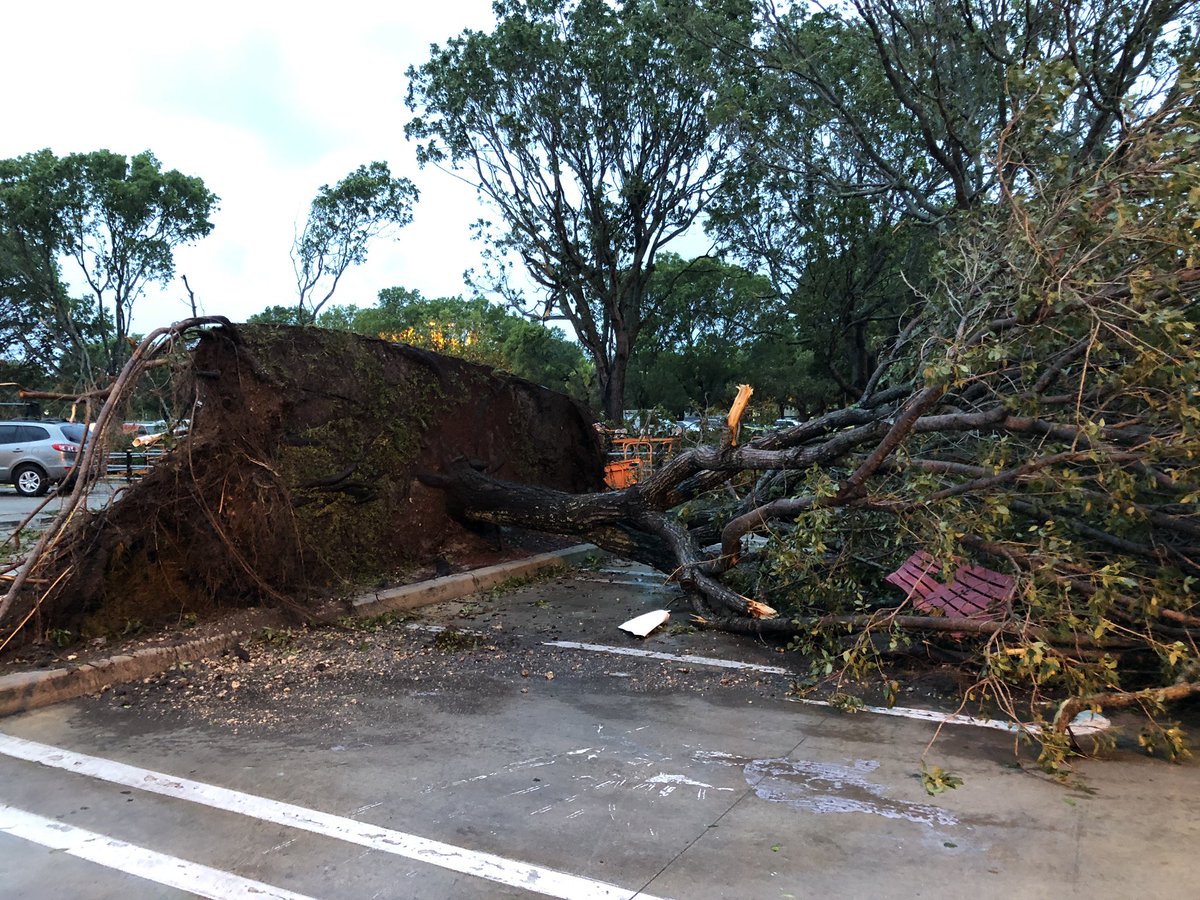 Here are daytime pictures of the extensive damage at the Home Depot in W. Delray Beach. @CBS12