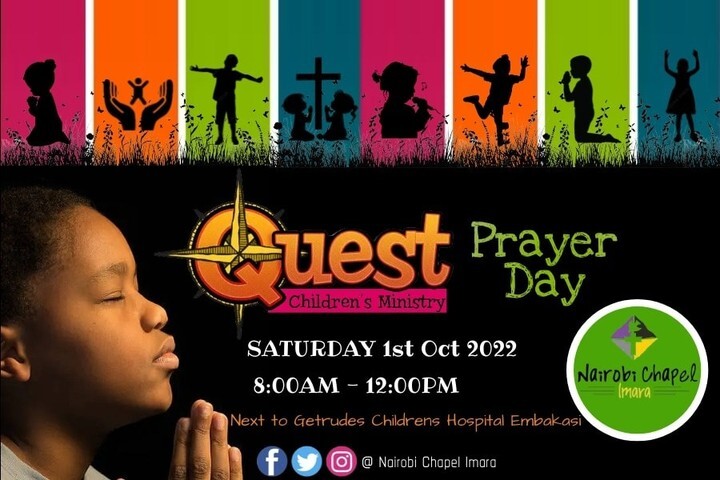 NC_Imara's tweet photo. Welcome All to the Quest Prayer Day scheduled on 1st October from 08:00 am.
This is a culmination of 30 days of Prayer done for our Country, Continent and the World by the Children in the Quest Ministry.
We hope to see you all there for a powerful prayer session
#Overflo… https://t.co/ZDalrQW9ES