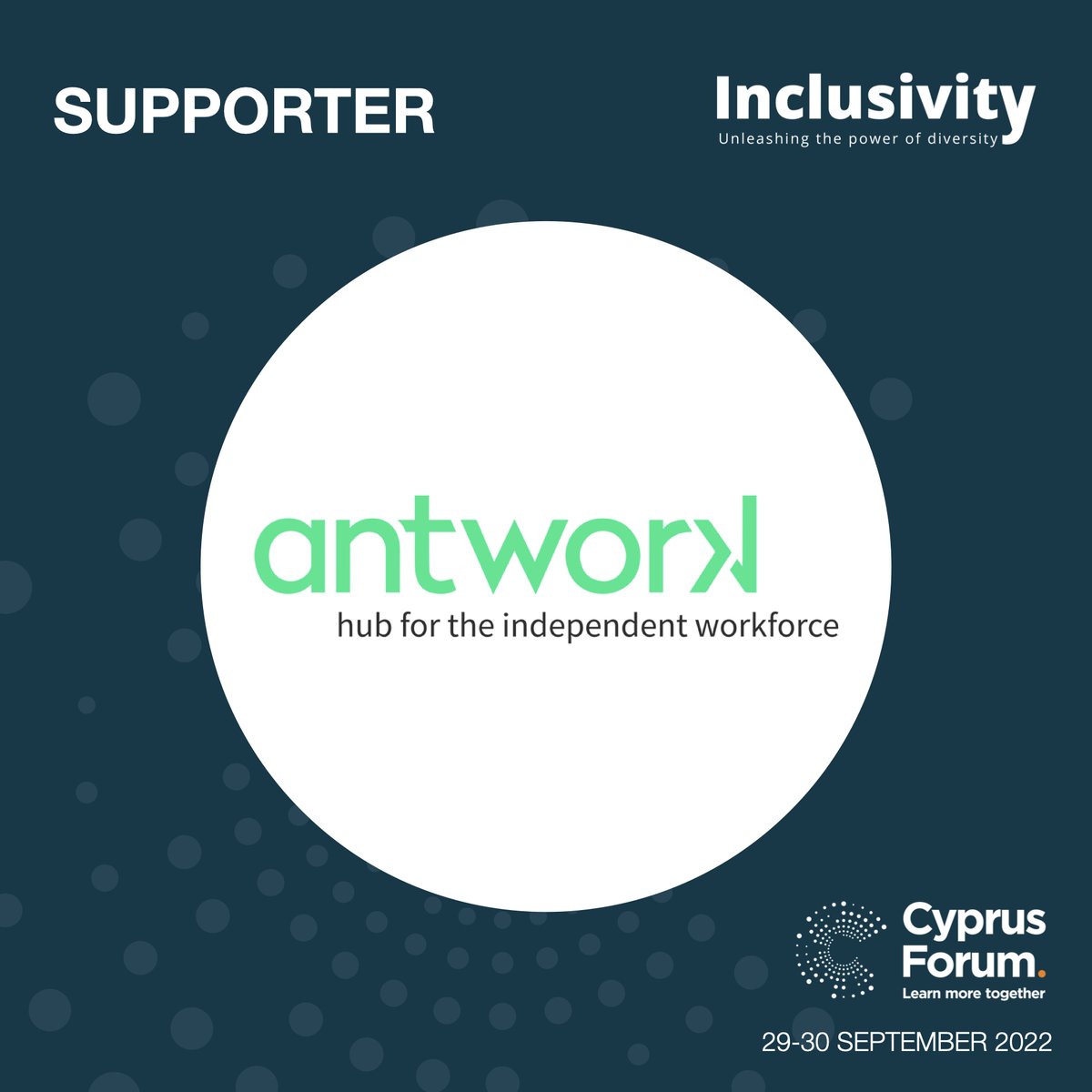 CypForum's tweet photo. #CyprusForum would not have been made possible without the support of our partners.
Thank you to @antwork Limassol, #CitiesforPeace, δiεθνώς our #Supporters for all the trust and support. https://t.co/0kBhIhHkWi