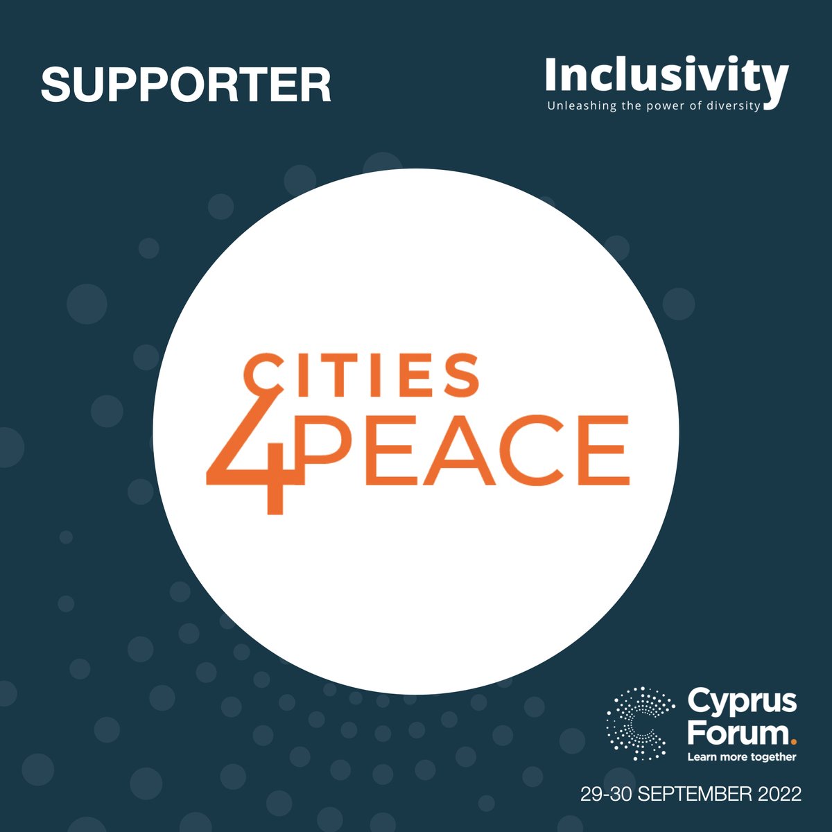 CypForum's tweet photo. #CyprusForum would not have been made possible without the support of our partners.
Thank you to @antwork Limassol, #CitiesforPeace, δiεθνώς our #Supporters for all the trust and support. https://t.co/0kBhIhHkWi