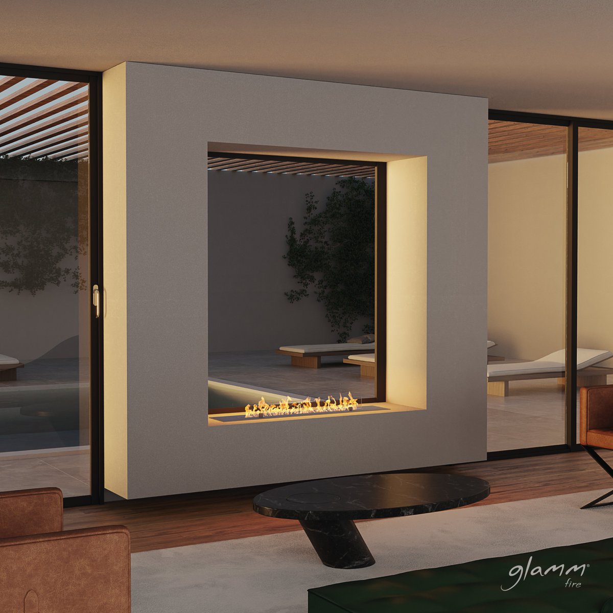 GlammFire's tweet photo. Who said a fireplace couldn't overlook the outside of your house? Bioethanol fireplaces allows you to explore your imagination and decorate your home in all kinds of ways. ๐ฅ
#IndoorCollection ๐ฅ
#GlammFire #exclusivefireplaces #fire #bioethanol #ecfuel #eco #bioethanolfireplace https://t.co/bv8aeYHUU4
