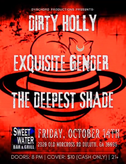 ExquisiteGender's tweet photo. @ExquisiteGender's next shows are October 8th as part of the 2022 @atlantapride festival in @piedmontpark at 3pm on the GreyTV Stage and that's followed on October 14th as we make our Sweetwater Brewing Co. debut sharing the stage with Dirty Holly and @Thedeepestshade! https://t.co/fvK0UXJPZB