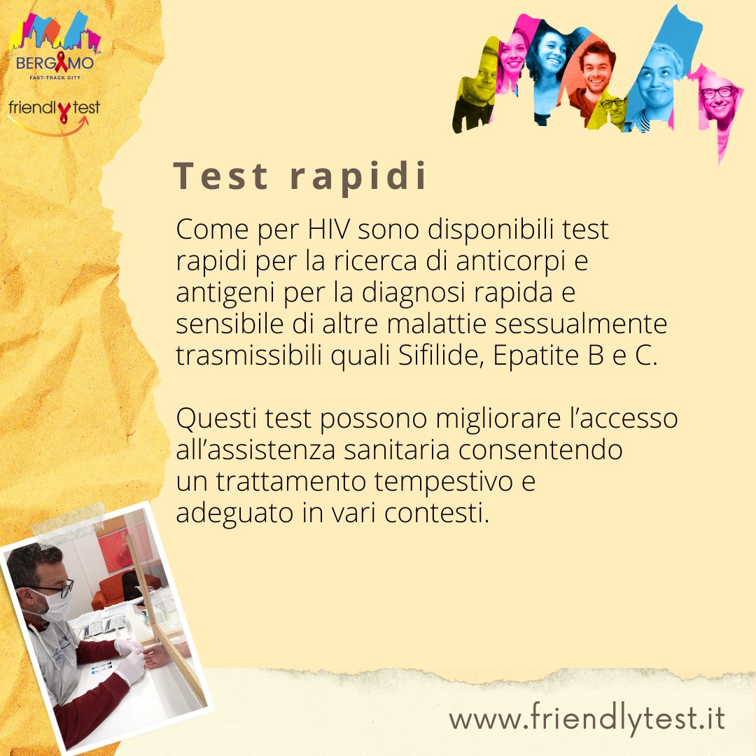 friendly_test's tweet photo. 👇Tutte le informazioni utili sui test utilizzati per il #FriendlyTest 👇
Ti aspettiamo al Check Point: prenota il tuo appuntamento con la #FriendlyAPP!
#BergamoFTC #CheckPointBG #HIV #Salute https://t.co/kqr7MVdnPI