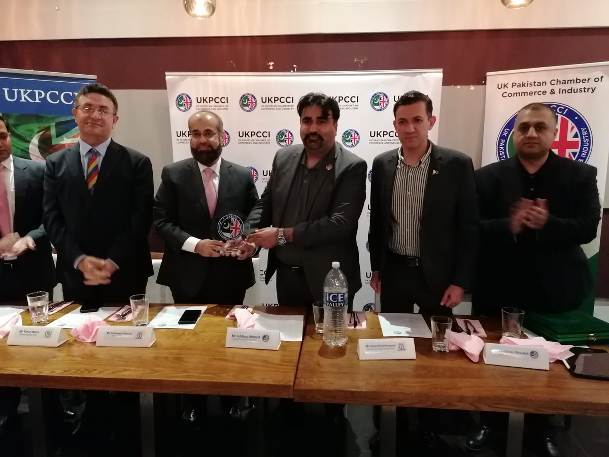 UKPCCI's tweet photo. UK Pakistan Chamber of Commerce &amp; Industry (UKPCCI) host the delegation of The Federation of Pakistan Chamber of Commerce &amp; Industry (FPCCI)  high profile trade delegation to the U.K. led by honourable Mr Irfan Iqbal Sheikh President of FPCCI. https://t.co/SN9FTQ1svg