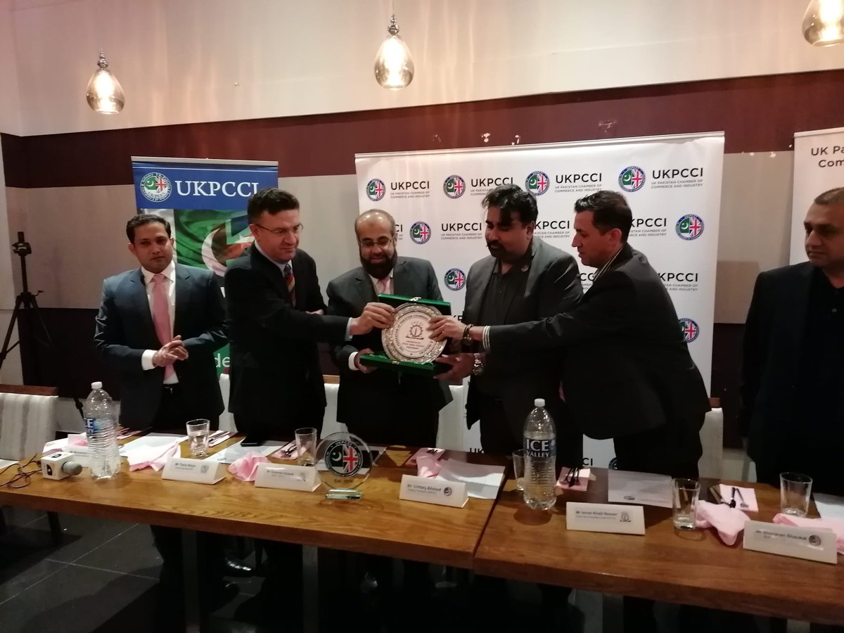 UKPCCI's tweet photo. UK Pakistan Chamber of Commerce &amp; Industry (UKPCCI) host the delegation of The Federation of Pakistan Chamber of Commerce &amp; Industry (FPCCI)  high profile trade delegation to the U.K. led by honourable Mr Irfan Iqbal Sheikh President of FPCCI. https://t.co/SN9FTQ1svg