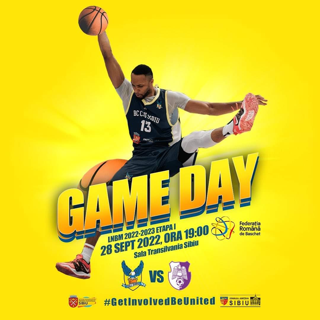 MiguelAngelHoyo's tweet photo. Game day!! ๐๐
๐ @BC_CSUSibiu vs @FCArges1953
๐ @salatransilvania
๐ @LigaDeBaschet
๐ 18:00h ๐ช๐ธ 19:00h ๐ท๐ด
๐บ https://t.co/QCtCBIGND0
#getinvolvedbeunited https://t.co/uq9f9Vowyg