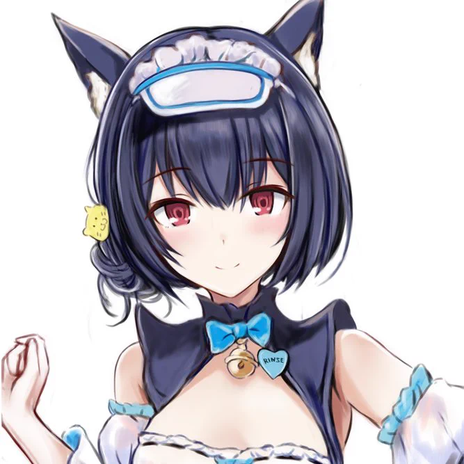 気が付くと猫耳メイド凛世さんを描いていた 