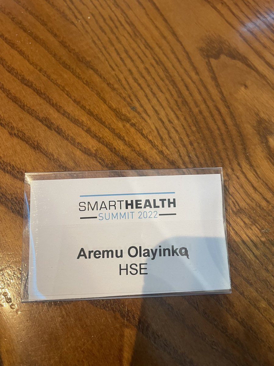 Olayinka_aremu1's tweet photo. Here to learn for #TransitCare #SmartHealth22 insightful and Brilliant discussions here. @HSELive https://t.co/YFcVmfiGtW
