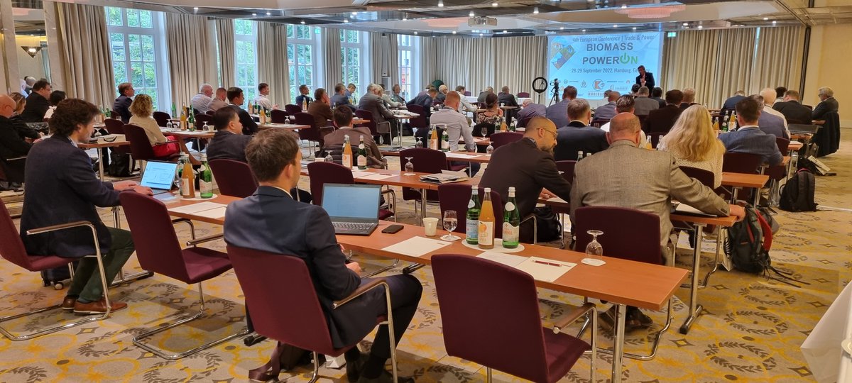 2021Biomass's tweet photo. After half day of fruitful discussions about markets and policies we are ready for insights from financing clean tech projects, carbon accounting and sustainability.

#biomasspoweron2022 #biomass #bioenergy https://t.co/h3A84kp5H3