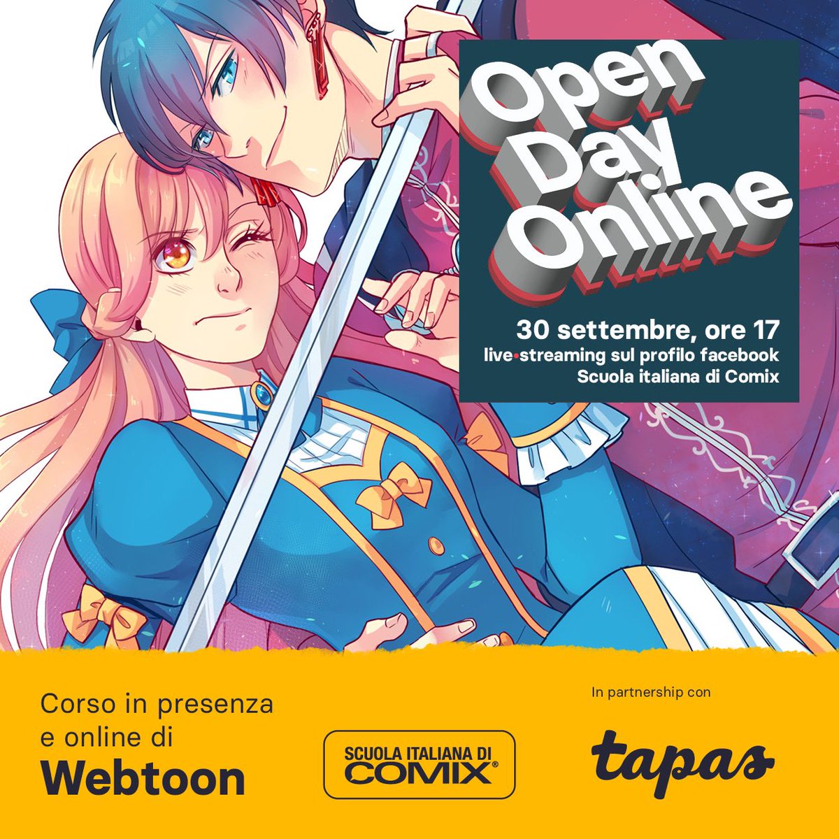 ✏️ La materia più innovativa in Italia dedicata alla nuova forma di fumetto online che si sta diffondendo grazie alle App su smartphone.

🚀Scopri il Corso Webtoon Online diretto da Marianna Catone.
Clicca su Parteciperò fb.me/e/2KmfASR2j