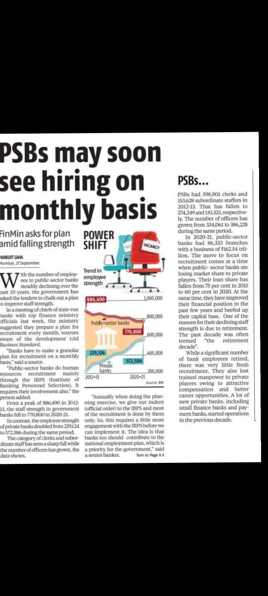 SunilKu92687431's tweet image. What a destructive idea. Perhaps She doesn’t know about the fall out of hiring people on monthly basis.
#SavePSB
#BankBachaoDeshBachao