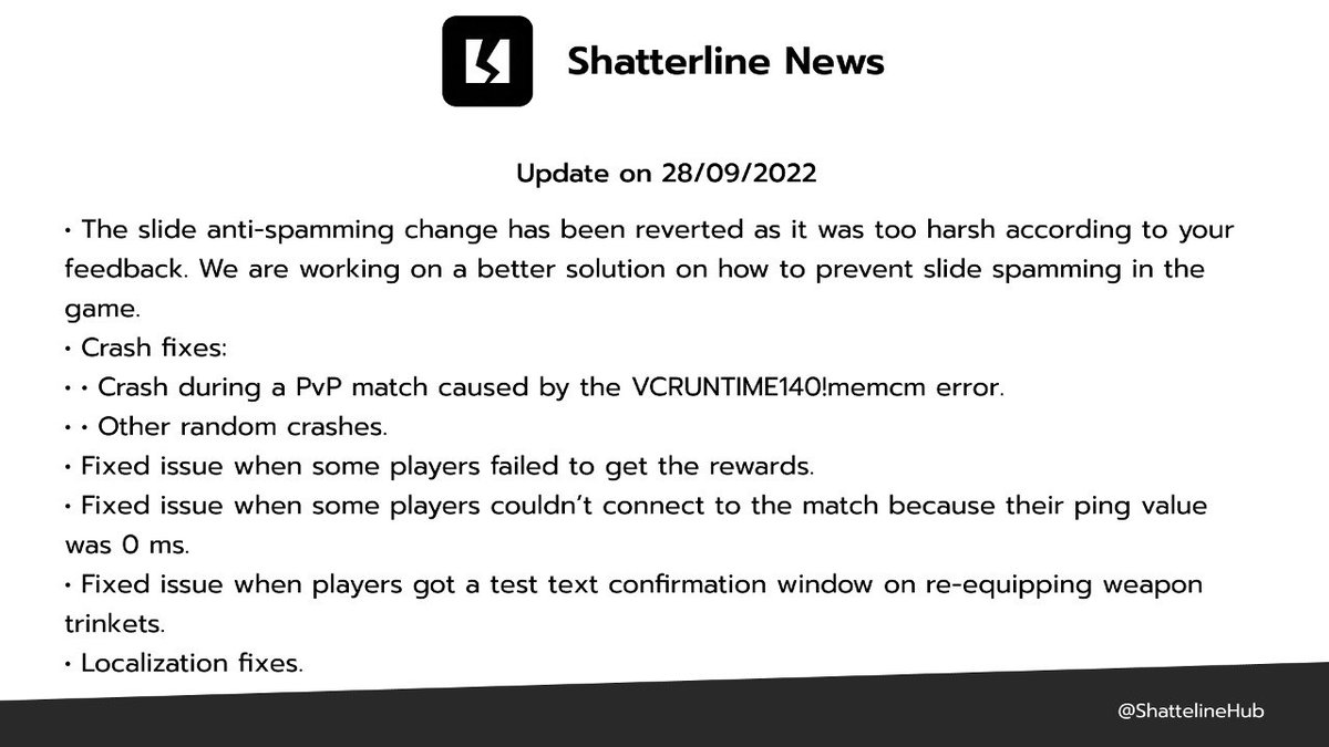 ShatterlineHub's tweet photo. 🔥About today's update #Shatterline https://t.co/JOJ77Qm0nH