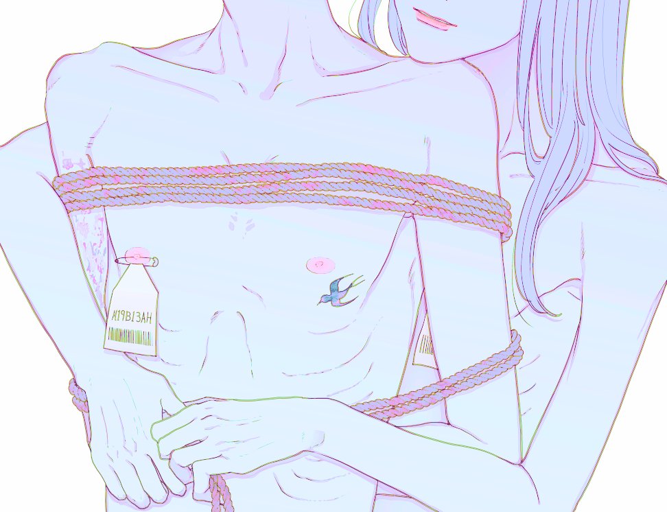 #これ見た人はオッパイを貼る
#創作BL 
痛ましい平らなオッパイ祭りをやらせていただきます 