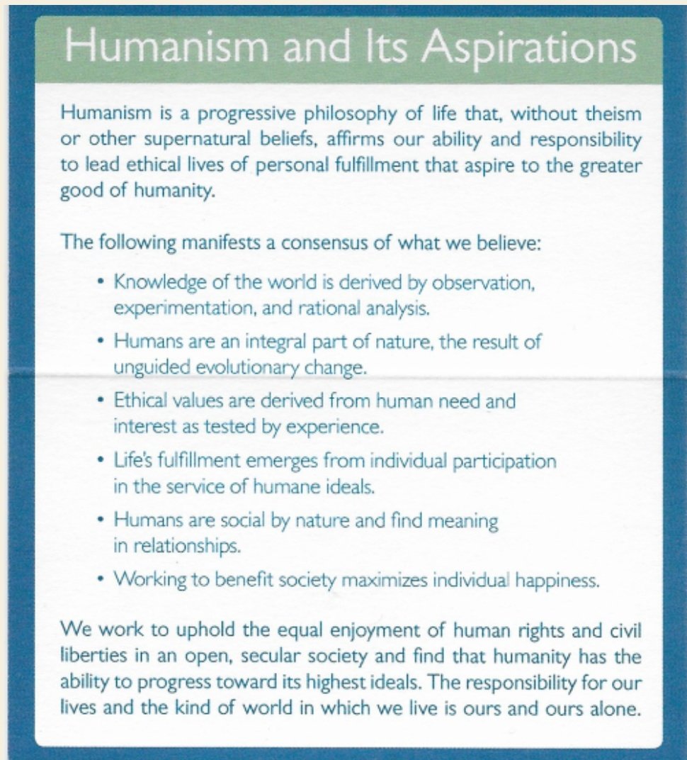 keithevans2685's tweet image. Good for goodness sake #secularhumanism values #ethicaldevelopment