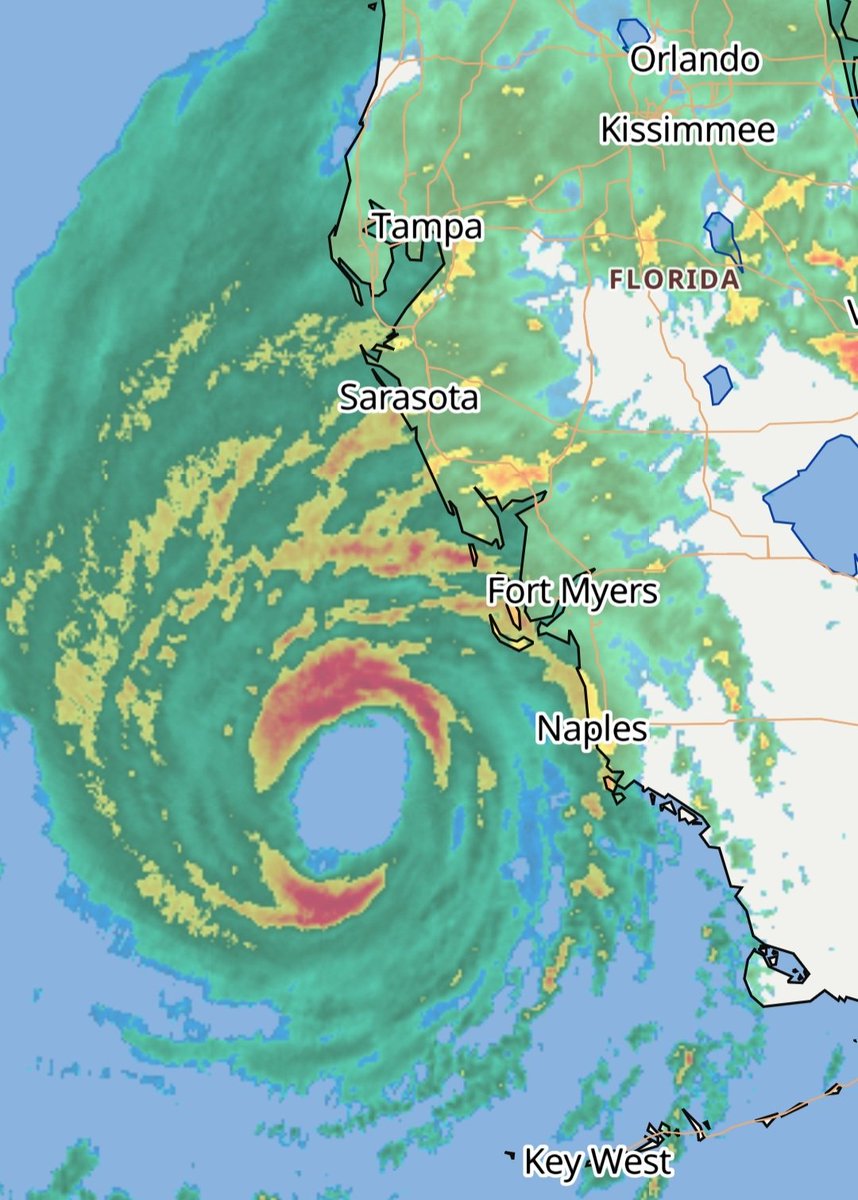 JoeCallaWorld's tweet image. Hurricane Ian's wind reached 155 mph Wednesday, only 2 mph shy of a Cat 5 hurricane. There have only been 4 Cat 5 hurricanes to ever hit the U.S; three of them made landfall in Florida. Labor Day Hurricane, 1935; Camille, 1969: Andrew, 1992; Michael, 2018. #Ian #Hurricane