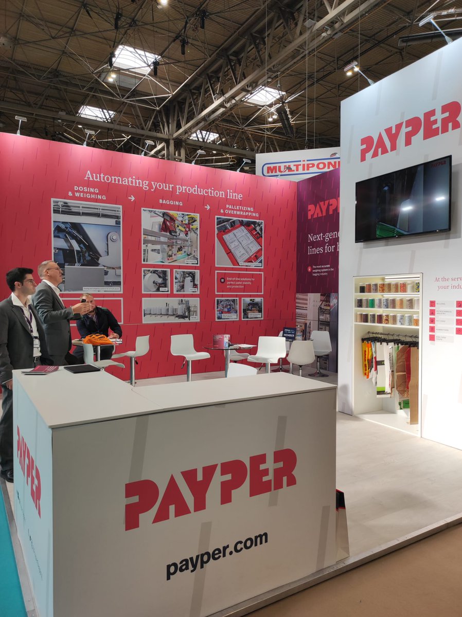 SpainBiz_UK's tweet photo. 📦 Today we are at the #PPMAShow the leading UK event for processing and packaging machinery, where we are visiting the Spanish exhibitors:
#TAVIL (D70)
@ulmapackaging (B80)
@maquinariayeray (F12)
@PayperBagging (C46)
Thanks for your time! Come & meet them 🤗 https://t.co/cURGp5d73d