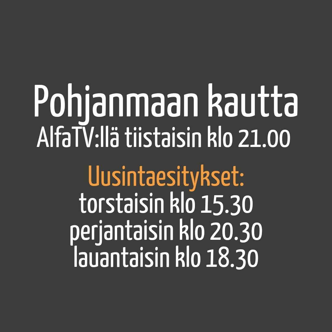 jarvilakeuden's tweet photo. Järvilakeuden kansalaisopiston tuottama Pohjanmaan kautta -komediasarja on käynnistynyt @alfatvsuomi kanavalla 15! Joko sinä katsoit ensimmäisen jakson? https://t.co/hsL9NLmEbt