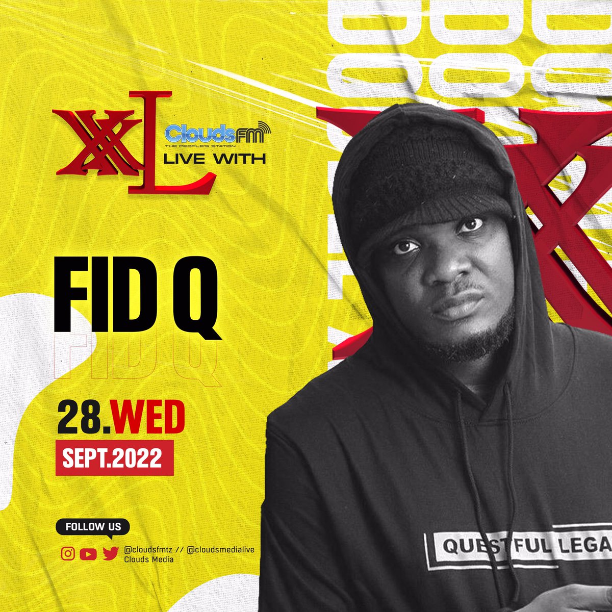 FidQ's tweet photo. Nikute nikukute Dabo ekselini mchana wa leo pale @cloudsfm
#AskFidQ
#RoadToMwanzaFiesta https://t.co/qpn4b8Tvxk