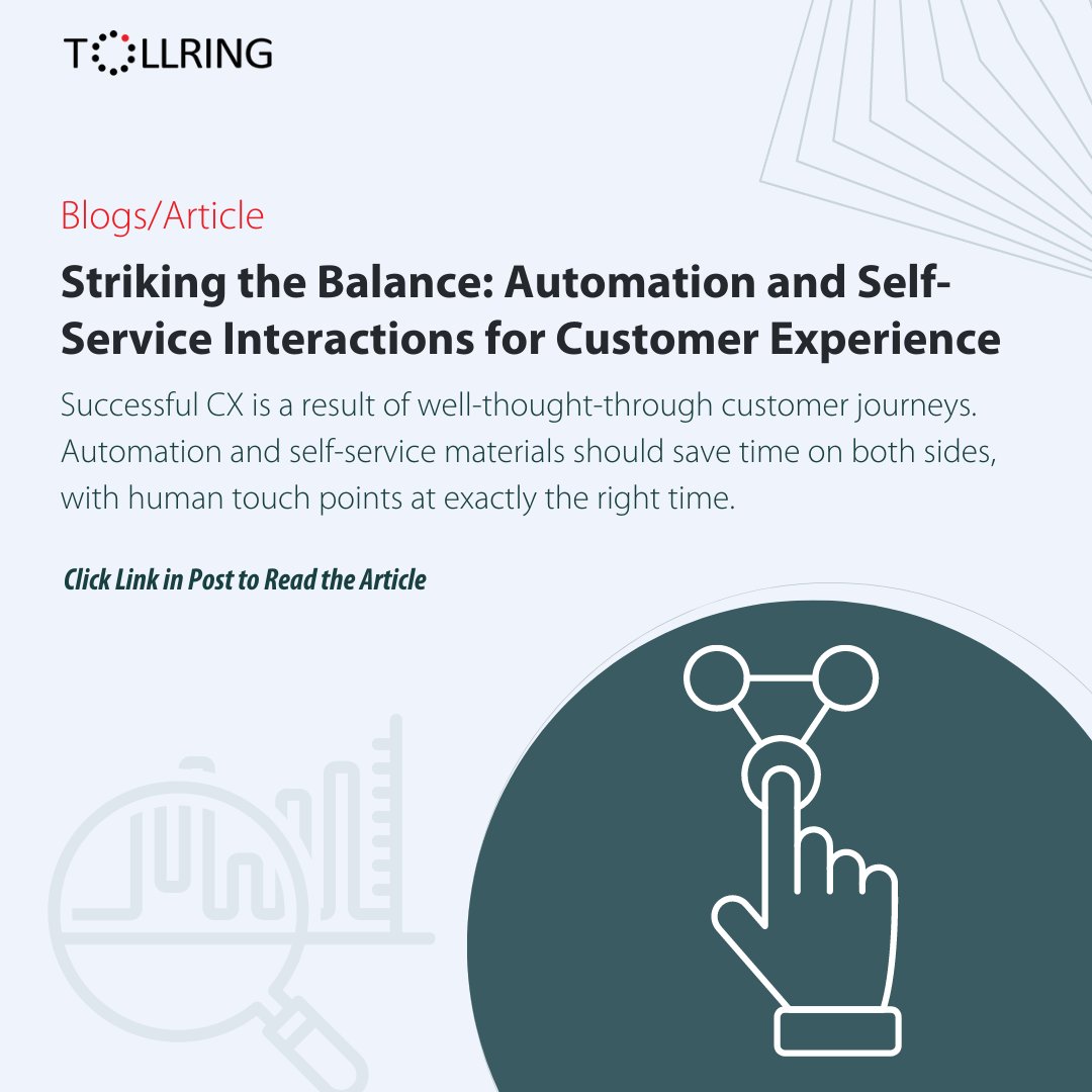 Tollring's tweet photo. There's no doubt that automation has had a positive impact on helping organisations create efficient #customerjourneys, but a balance between automation and human interaction is key 🔐.
Read more 👉 https://t.co/64OSSjaU2z
#CustomerExperience #CallReporting #CallAnalytics https://t.co/UxW1Uj25n7