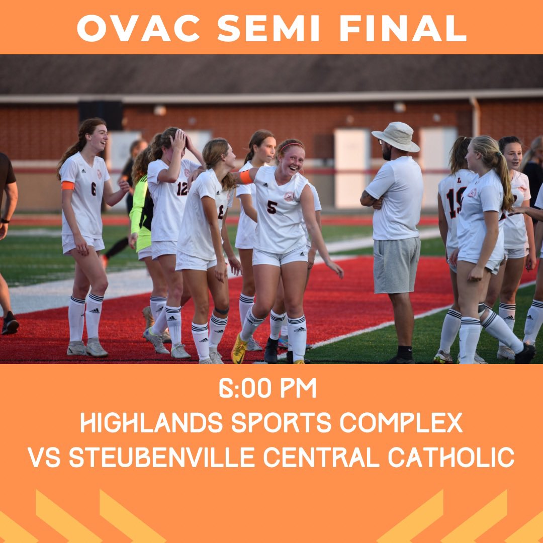 BIG GAME 
•••••••••••••••••••
Come out this tomorrow (9/29) as we take on Steubenville Central Catholic in the OVAC semi-finals!