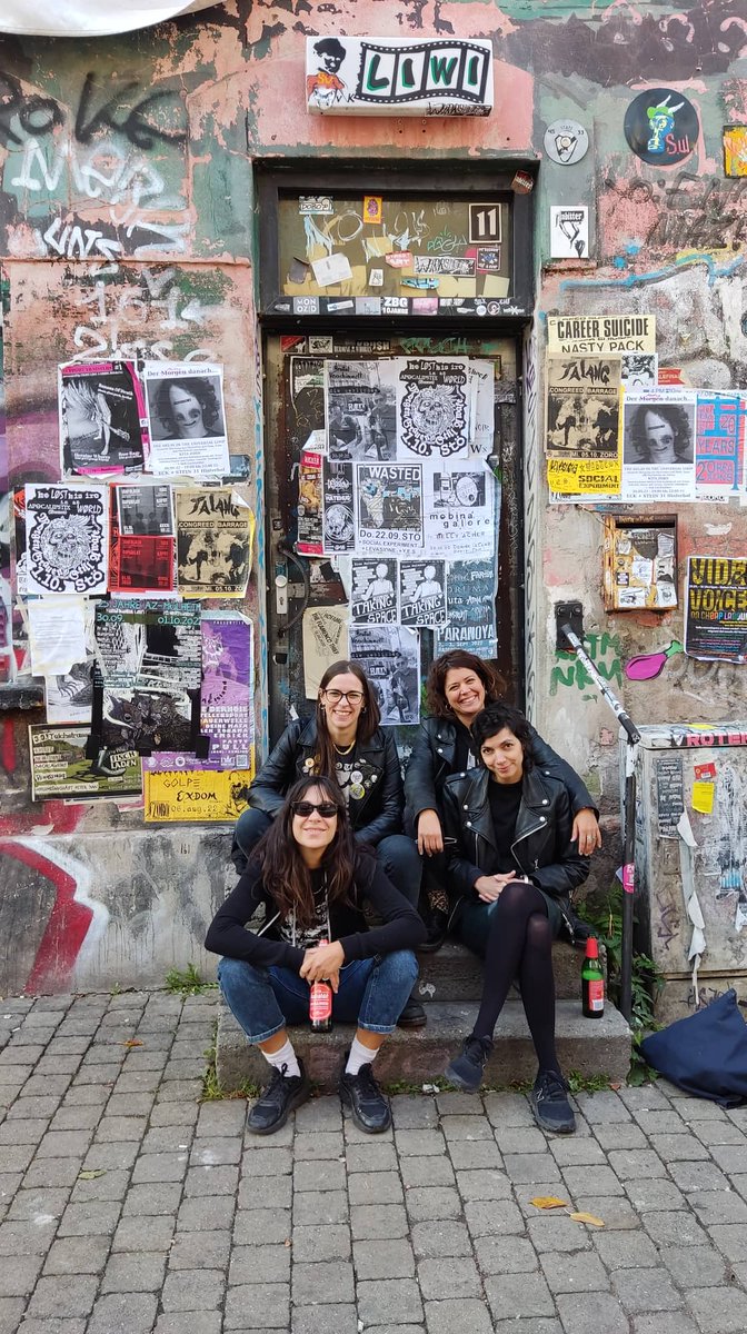 AsocialePunk's tweet photo. Mini report from our mini-tour in Berlin and Zxrx fest in Leipzig. A massive thanks to everyone who helped make it possible, the bands, the DJs, the new & old friends we danced with but my bandmates most of all! https://t.co/aWns23jrFT
#hekatepunk #greekpunk https://t.co/W4VDdeLLOz