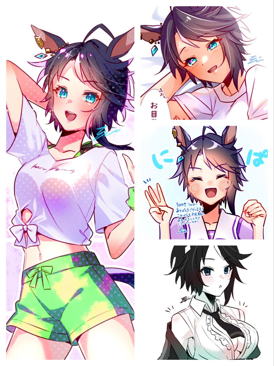 #今月描いた絵を晒そう
今月は比較的色んなキャラ描いた気がする🤔
人耳も久しぶりだったな 