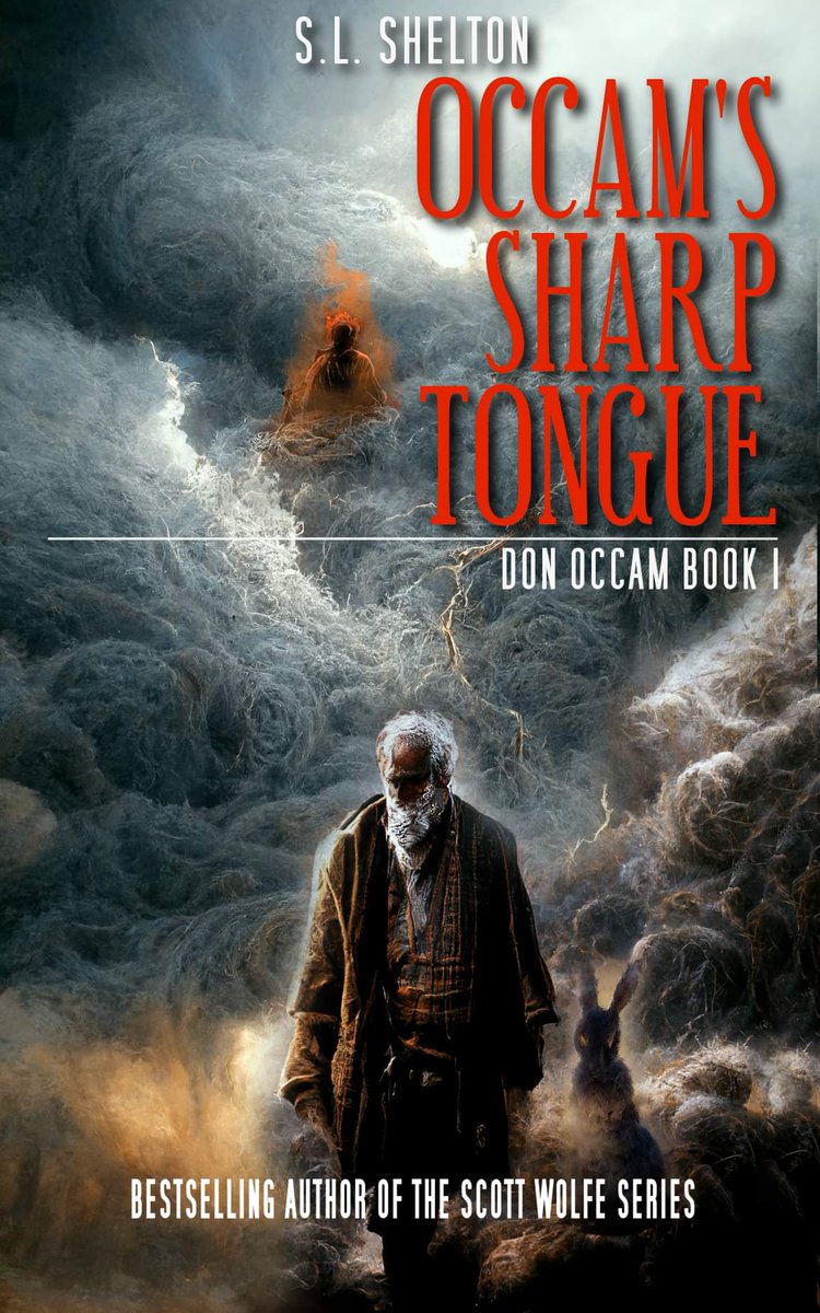 I've struggled since the beginning to come up with a Don Occam cover. I've been unhappy with all of them. But I've recently taken a deep dive into AI assisted process and after a several week learning curve, have produced a cover I love. You, my friends get to see it first.