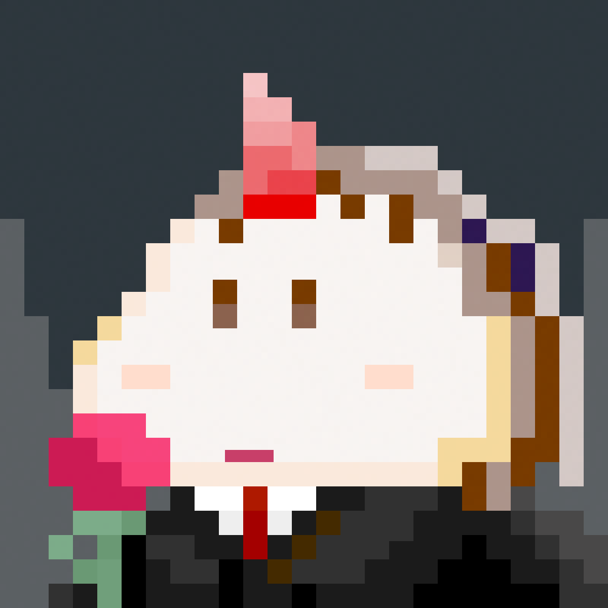 Uniwarp #78, An adorable and gentle man with a serious side. Do you need any help? opensea.io/assets/ethereu…