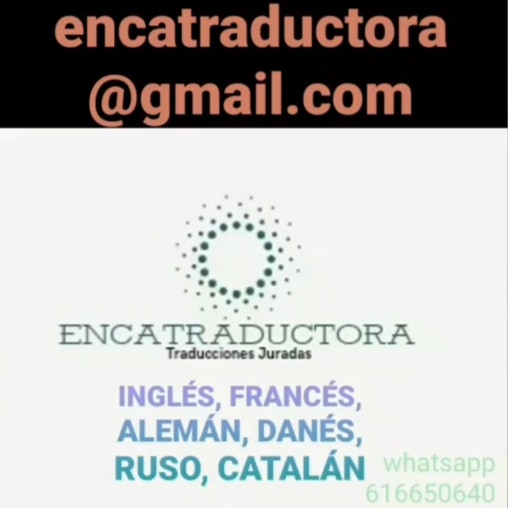 encaTRADUCTORES's tweet photo. @ErasmusGrana whatsapp 616650640 https://t.co/oTBTZK4fh0