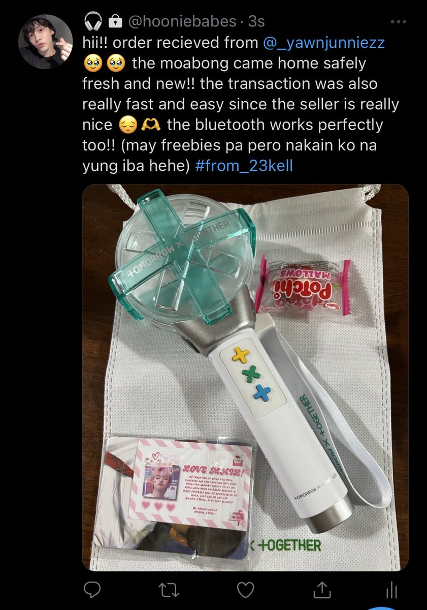 _yawnjunniezz's tweet photo. Another feedback thank you poo ^^
#from_23kell https://t.co/12sv3UUuYx