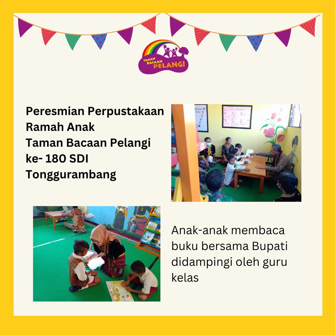 Taman Bacaan Pelangi tweet media