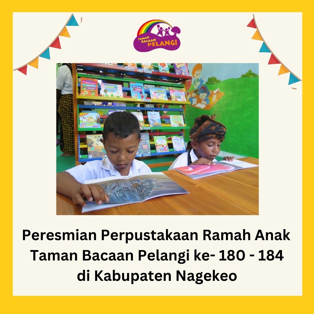 Taman Bacaan Pelangi tweet media